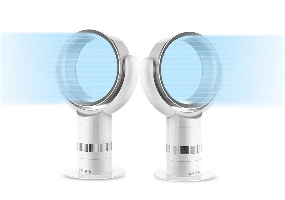 Guangdong Factory Supplier Wholesale Price New Electric Table Fan Portable 58cm Height ABS Material Bladeless Small table fan