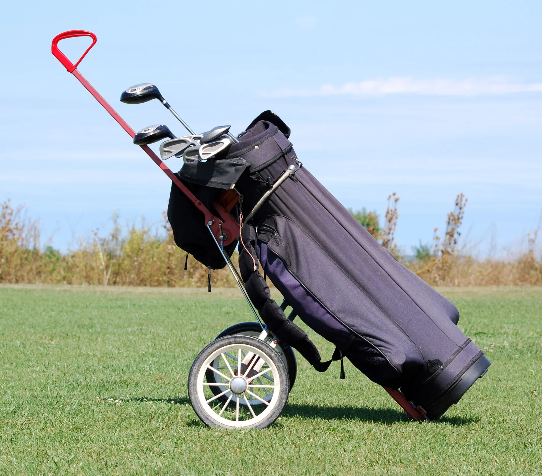 Fabric for Golf CART Bags Light Weight Leather Customized Logo