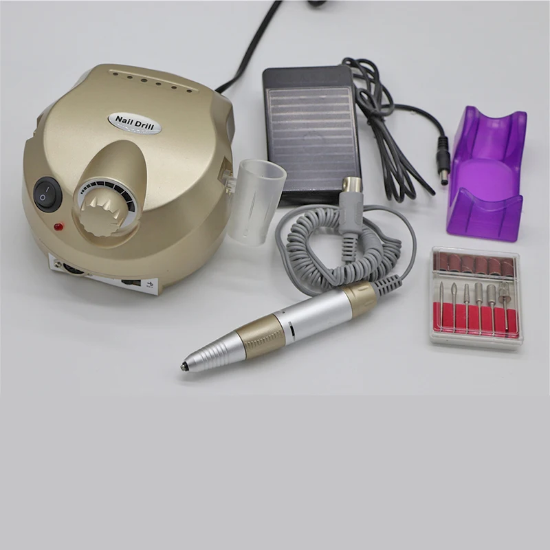 Electric 35000 RPM Nail Drill File Machine Set Manicure Care Nail Drill