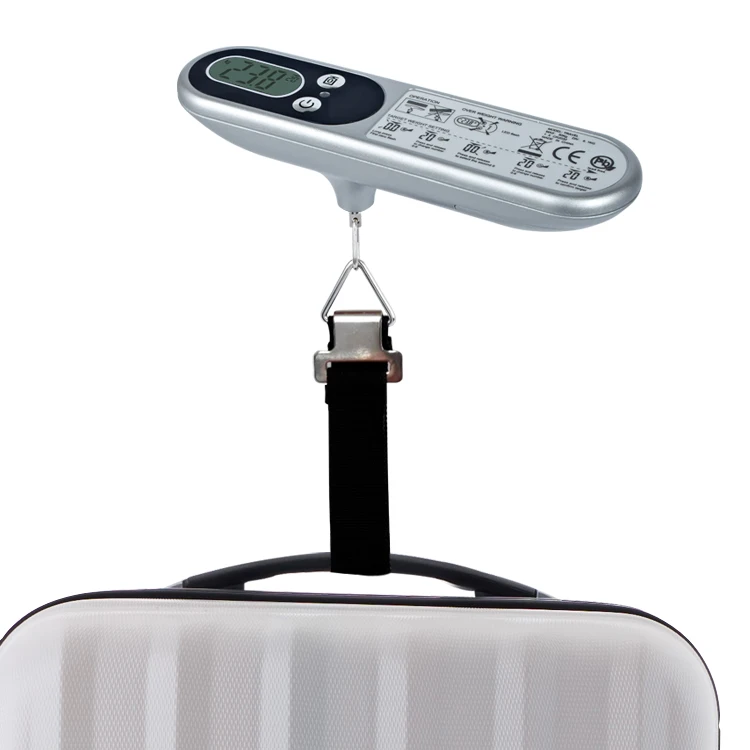 Suitcase Hanging Luggage Scale 50kg ABS Material Fishing Scale New Capacity Portable Digital Travel Auto On/off,weight Measuring