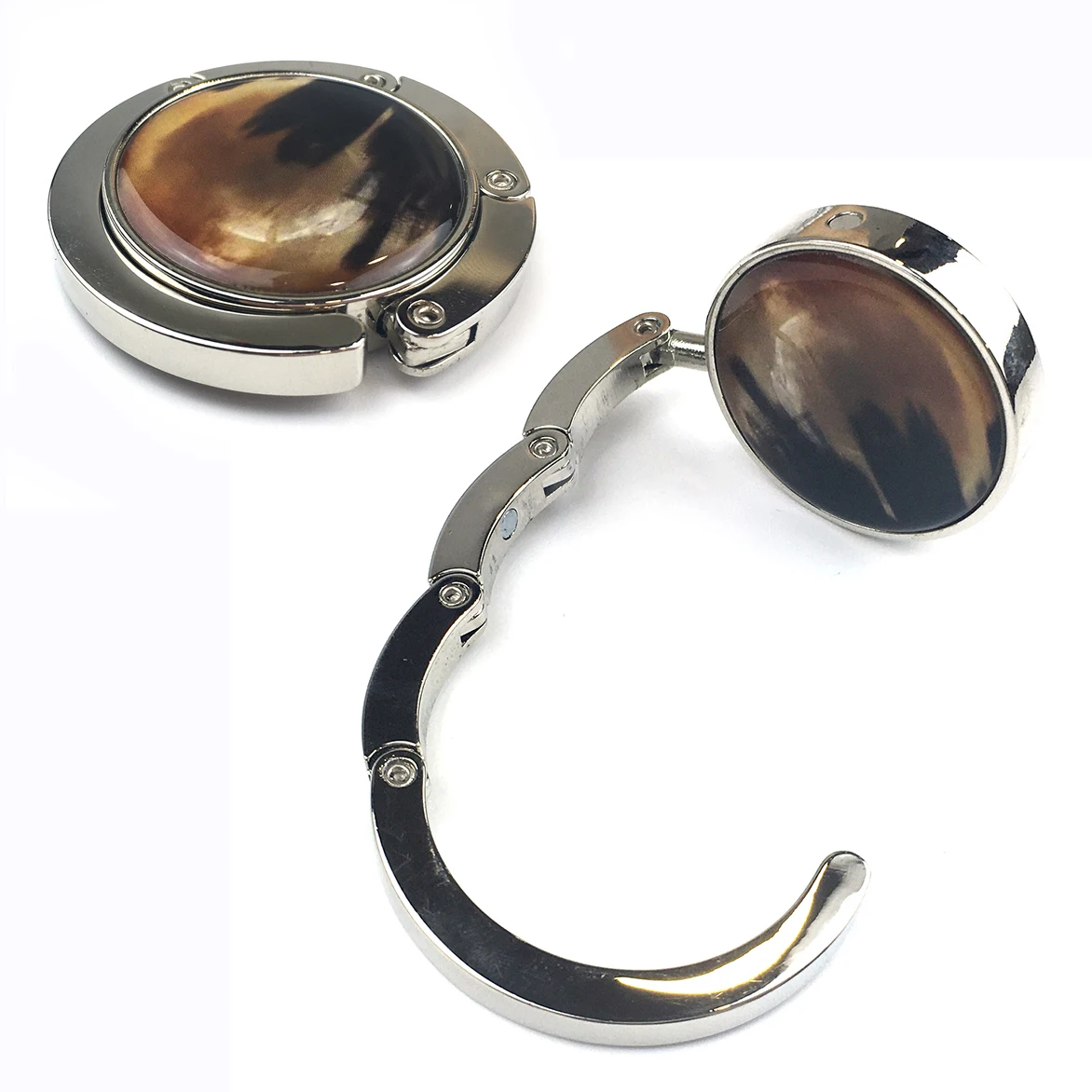 Wholesale Portable Bag Hanger Custom Logo Purse Hook Folding Table Handbag Holder