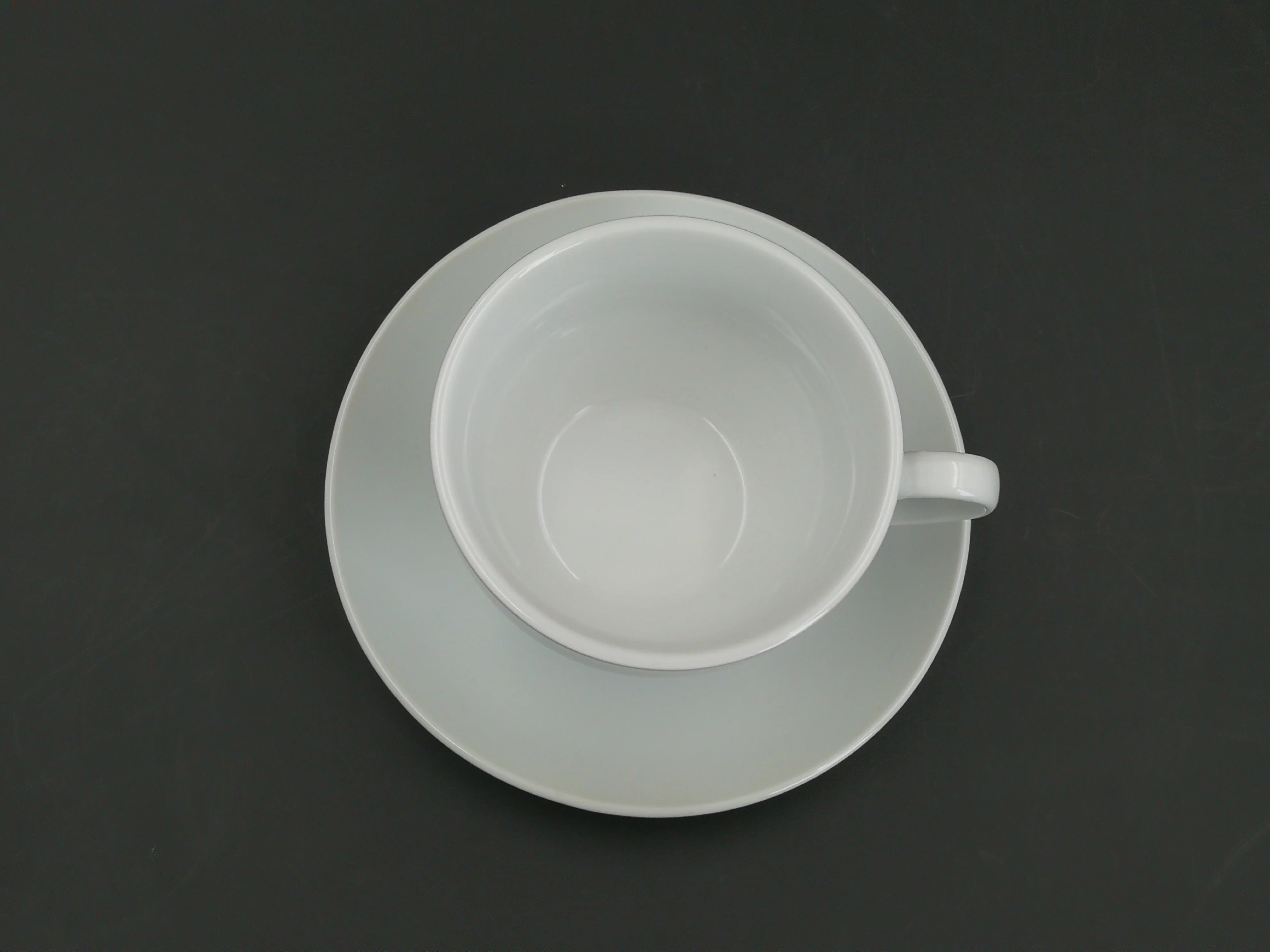 White porcelain espresso coffee tea cup and saucer 90cc 200cc 240cc