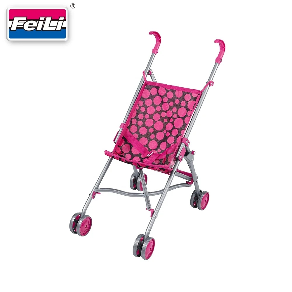 Fei Li Toys Hot Selling Toys Online INS Basic Umbrella Doll buggy for Promotion Toys Baby Doll Stroller