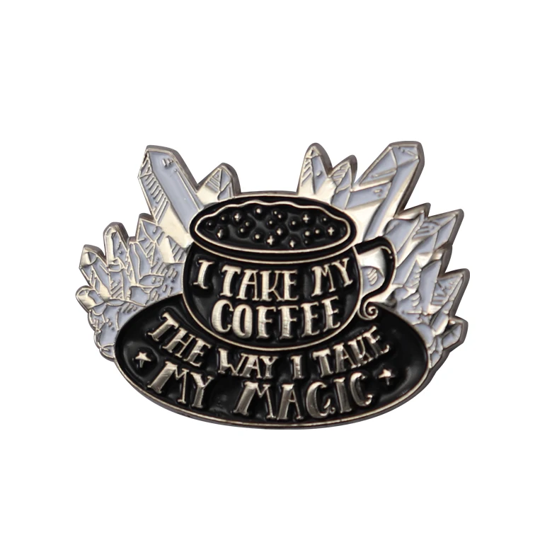 Manufacturer custom logo fashion design metal badge round soft hard enamel lapel pin Amazon
