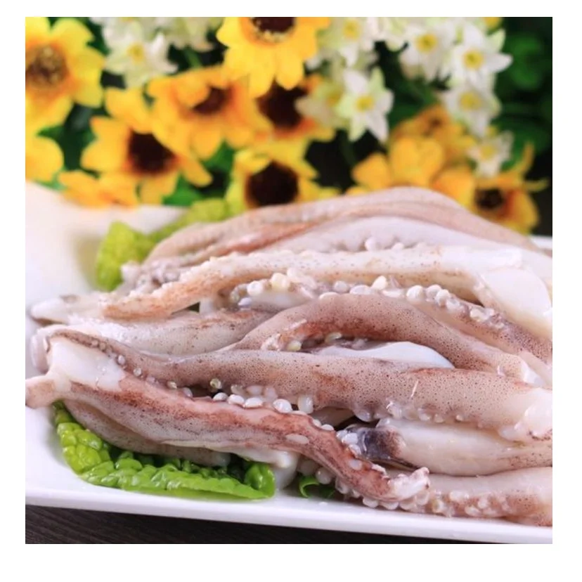 Promotional Hot Selling High Quality Gaint Sea Food Frozen Squid Tentacles lllex Argentinus