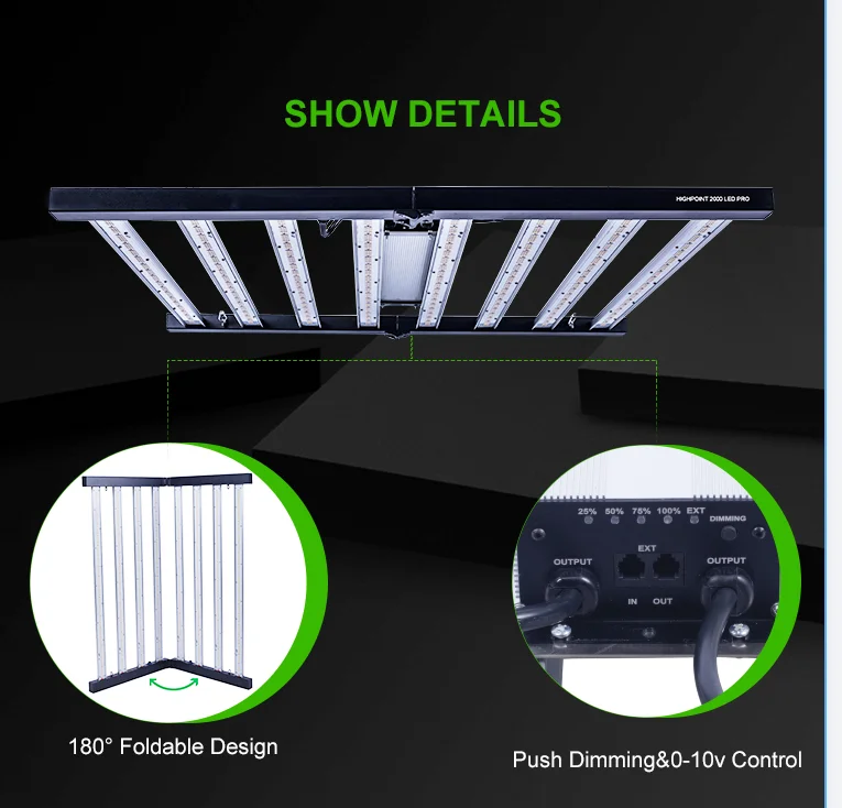 greenhouse indoor plant growing full spectrum Adjustable light cob led grow light strip