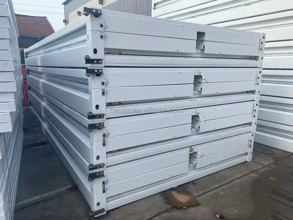 40 Ft Flat Pack Shipping Container Two Bedroom Prefab Expandable Container House