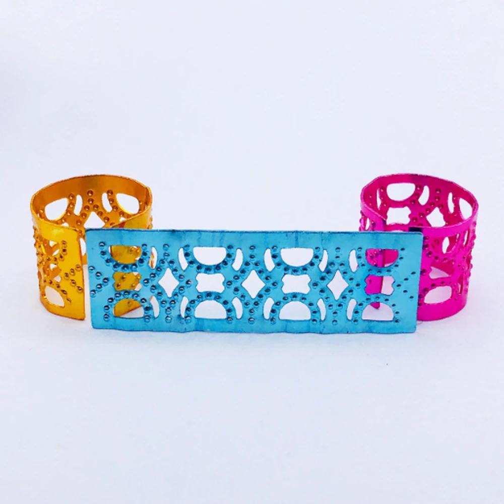 High Quality Dreadlocks Beads Mixed Golden Silver Hair Cuffs Beads braiding Hair Decoration Braiding Hair beads