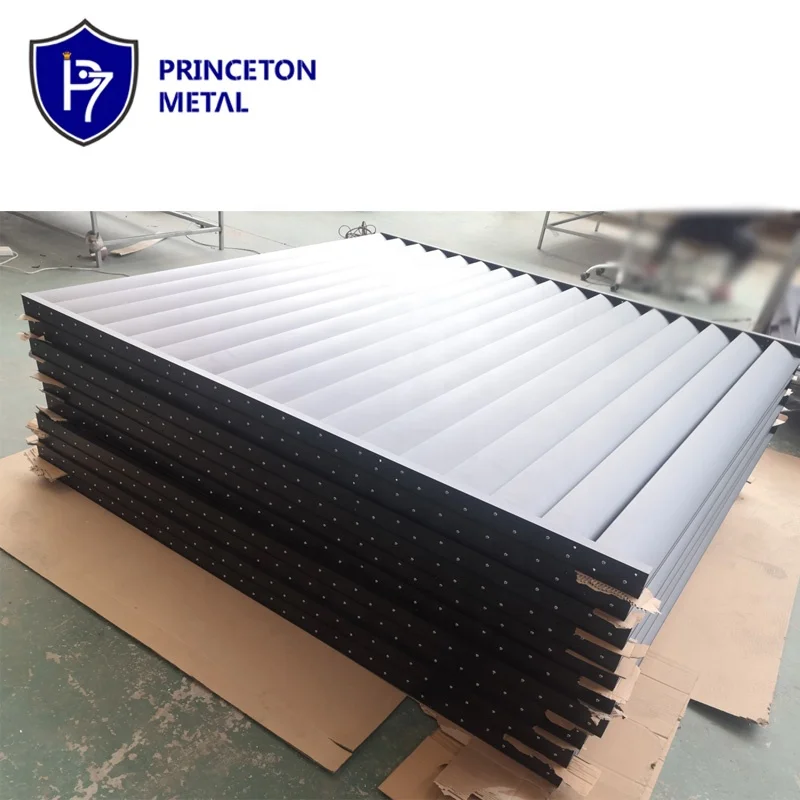Princeton Metal Aluminum Profile 6063-T5 for Louver Fence Panels and Gate Customized Aluminum Extrusion