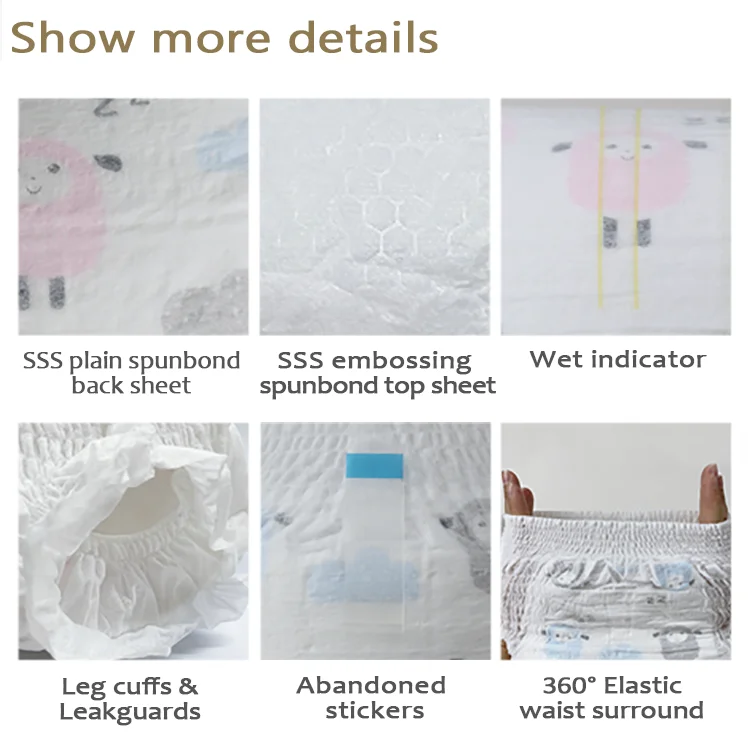 Baby pants diaper a grade hot sale from China manufacturing plant hot sell Russia