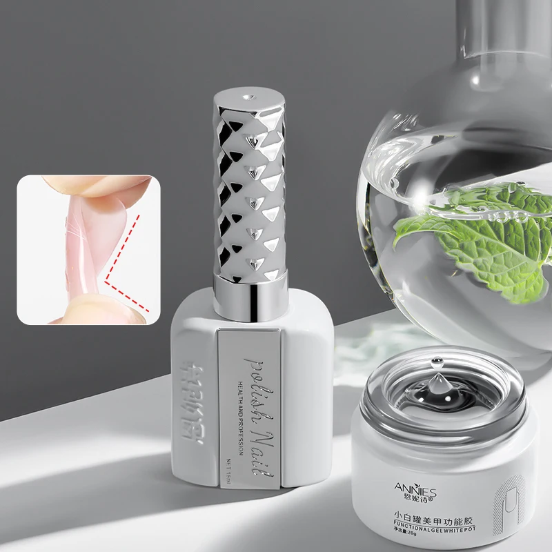 16ml Strengthening Soft Bounce Construction Glass Gel Nail Top Coat Rubber Base Coat Nail Painting Liner Gel Polish