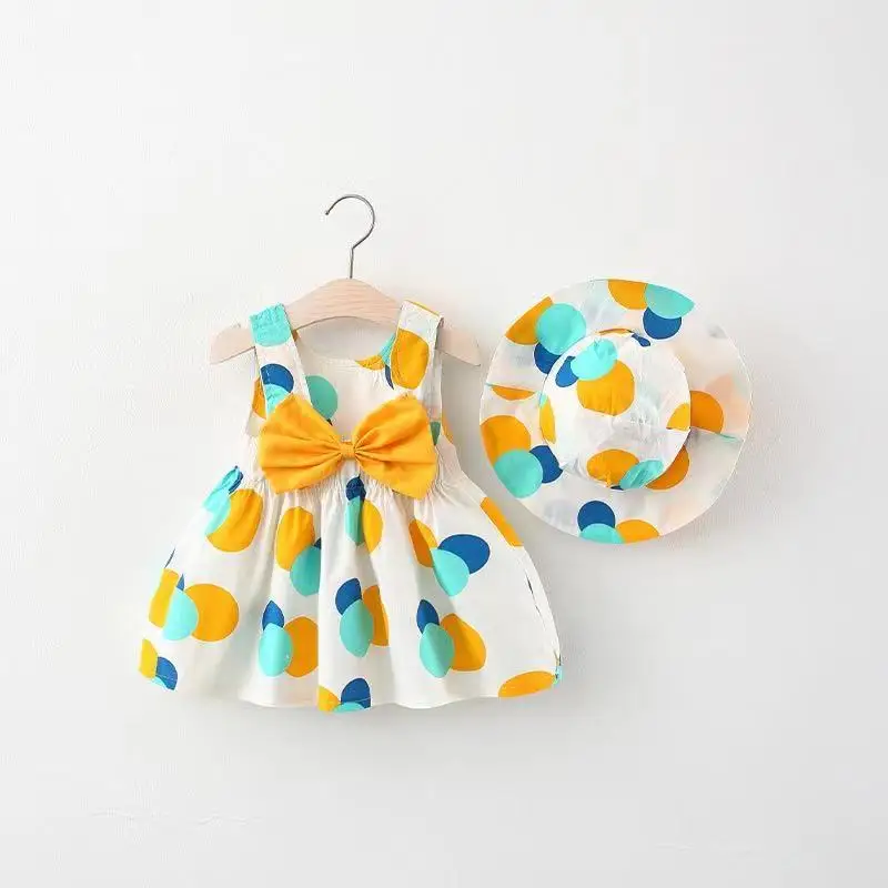 2022 new arrival kids clothes wholesale unicorn baby summer dress
