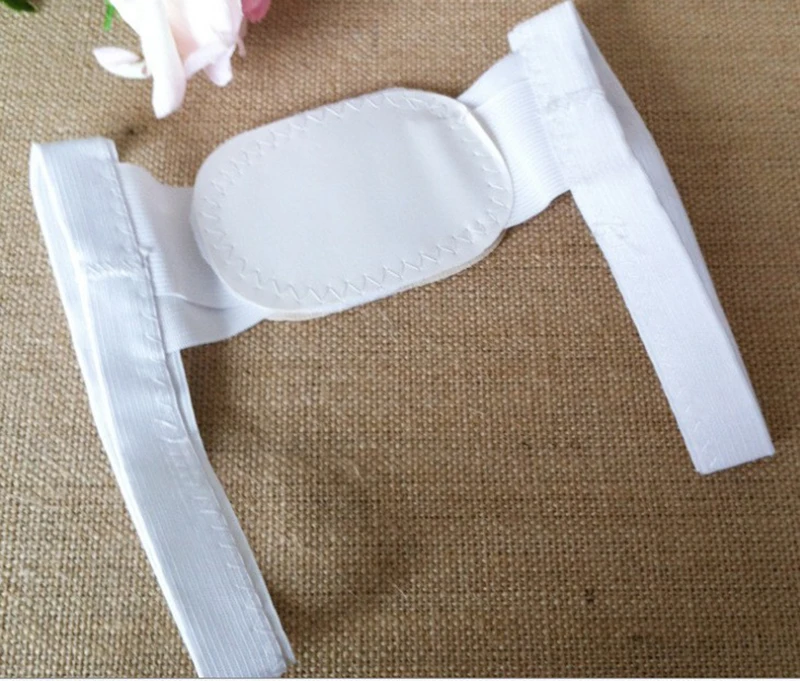 Adjustable Back Brace Posture Corrector Breathable Lumbar Back Shoulder Supports Belts White Universal Polyester & Cotton CN;GUA