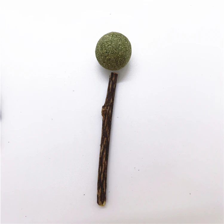 wholesale natural silvervine catnip balls silvervine stick with cat mint ball for cats