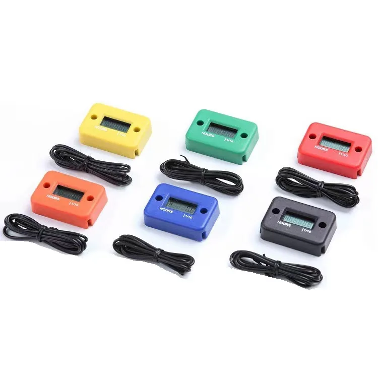 Индуктивный цифровой водонепроницаемый счетчик моточасов, индуктивный цифровой измеритель моточасов, цифровой рабочий датчик для аккумулятора