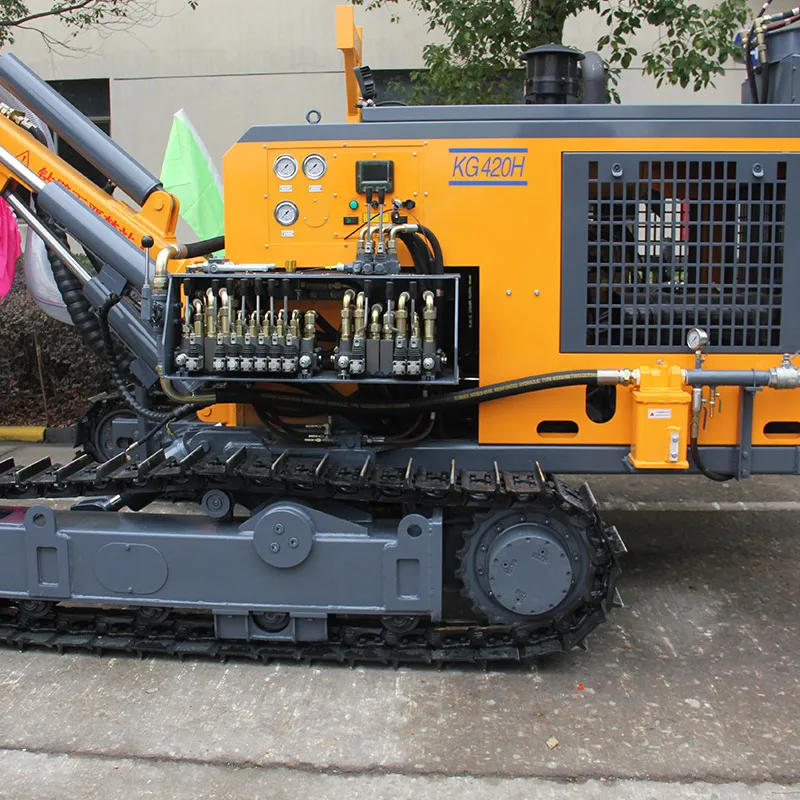 zhejiang kaishan brand crawler type mining drilling rig machine portable KG420TH