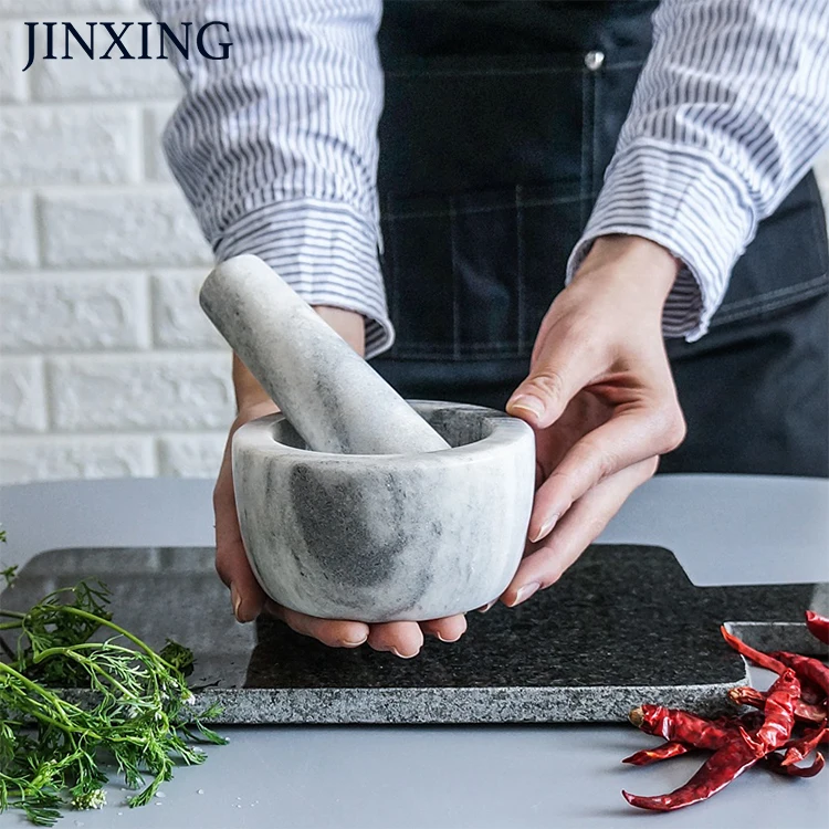 Natural Stone Small Granite Mortar And Pestle Set Black Mini Marble Stone Pestle And Mortar Granite For Kitchen Spices
