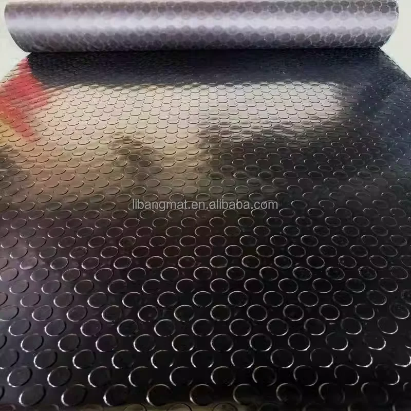 Eco-Friendly Anti -Slip 3mm PVC industry Floor covering Mat rubber outdoor garage floor mats rolls
