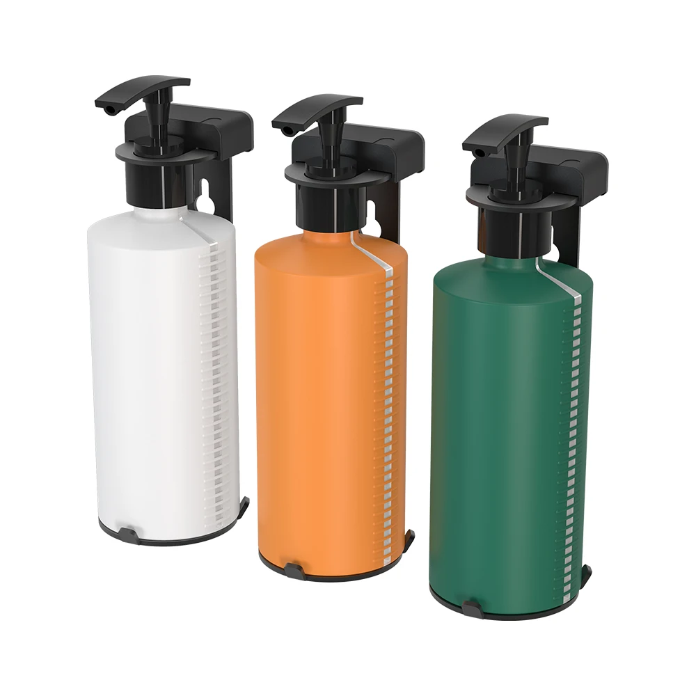 Мульти без сверления света черная стена плавающий Ss металлический угловой дозатор мыла для ванной комнаты кронштейн с замком