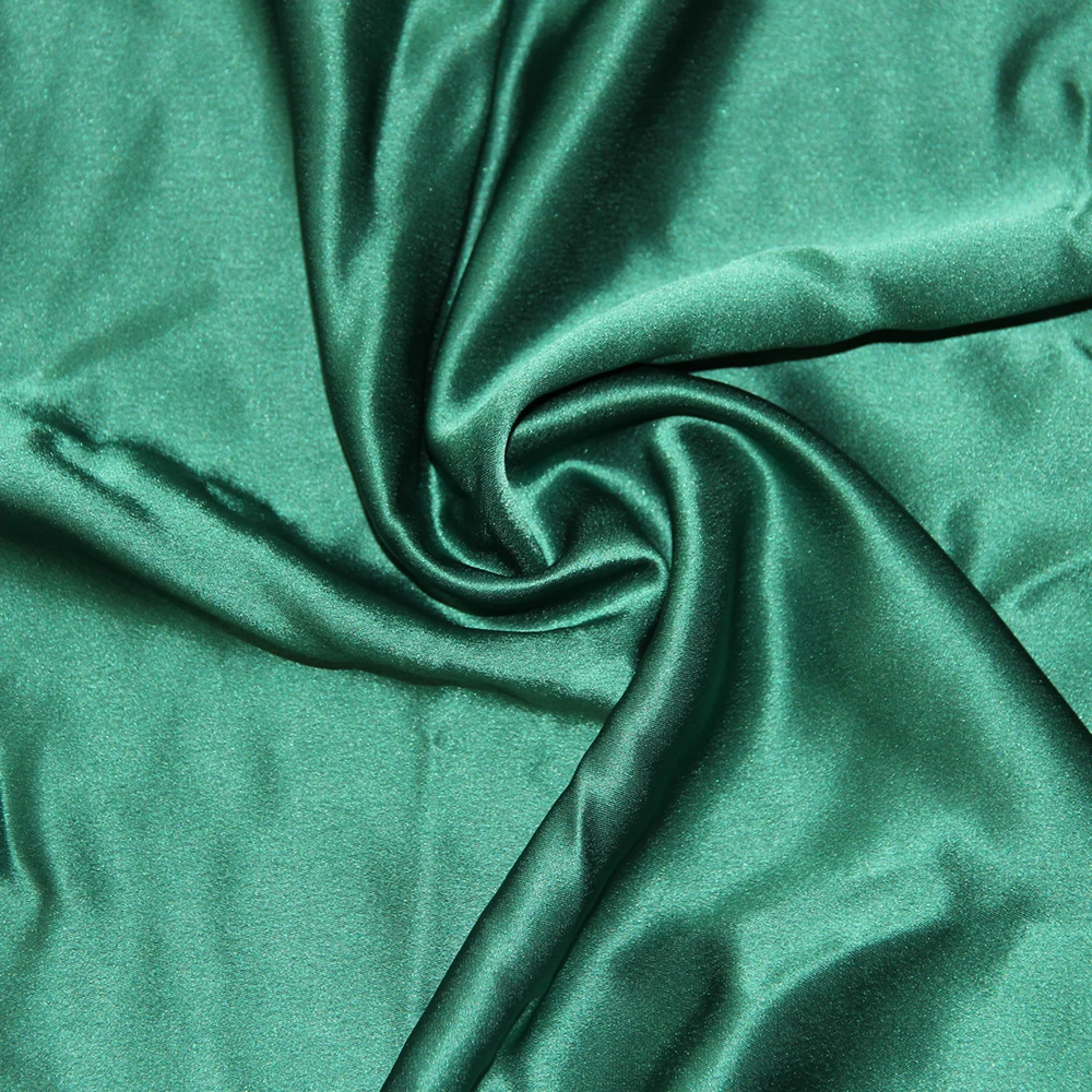 ECO-friendly bright-colored glossy High stretch 100% Acetate silk feel REAL acetate Triacetate satin fabric for lady dresses