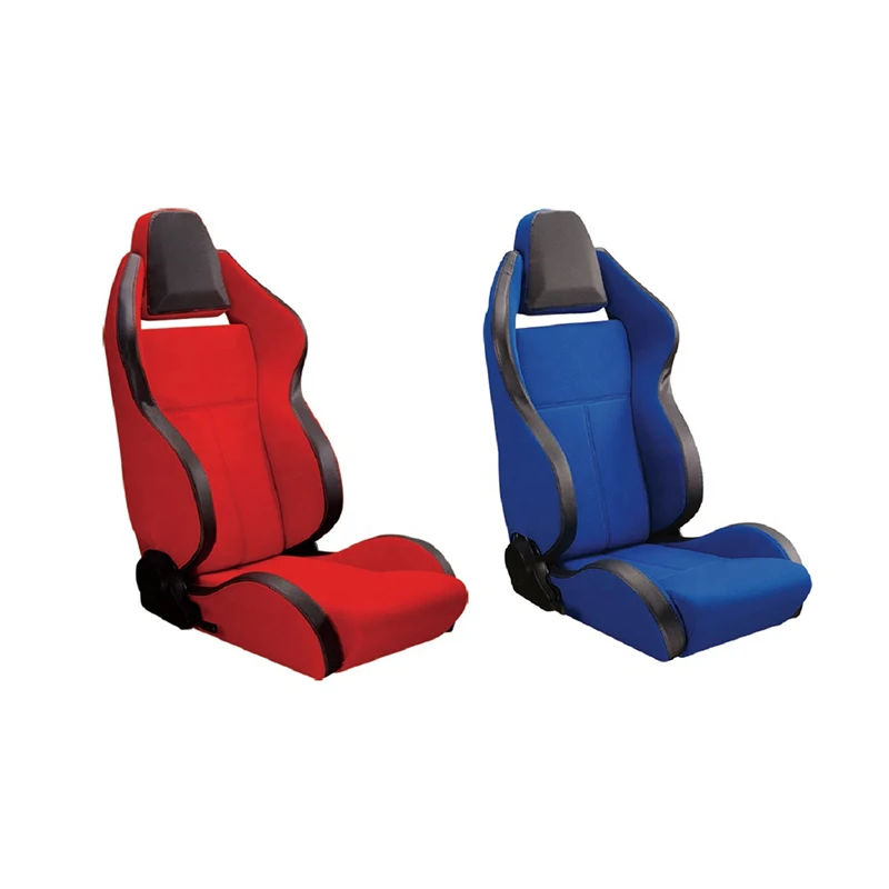 Factory Direct Suede Fabric Recaro Seat With Memory Foam Reclinable Bucket Seats for Racing Car seat