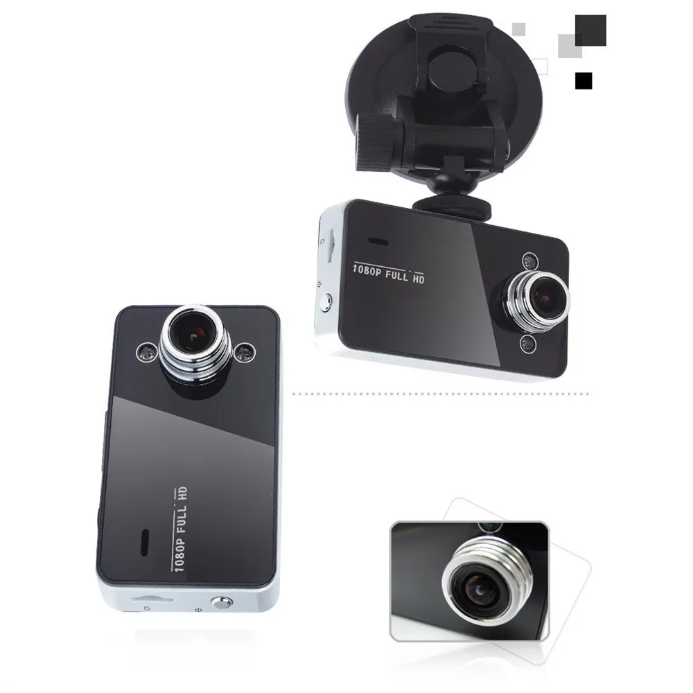 K6000 full HD 1080P hot sales vehicle DVR  factory Wholesale cheap car blackbox 2.4'TFT PIXEL 30W dashcam for driving recording