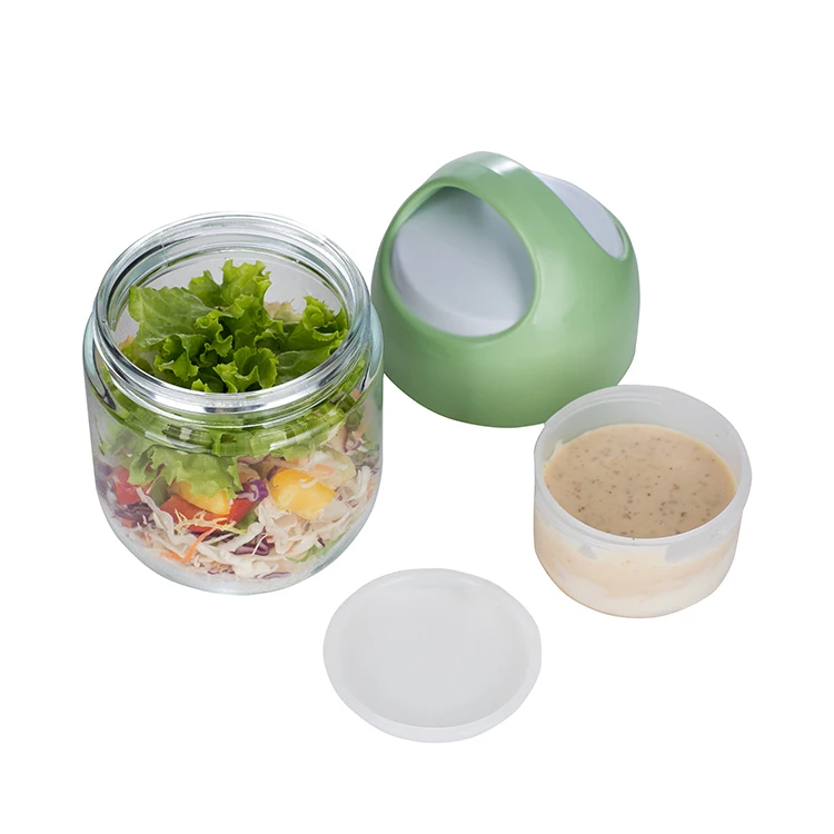 microwavable safe fresh-keeping transparent glass lunch box meal prep food storage organizer container set