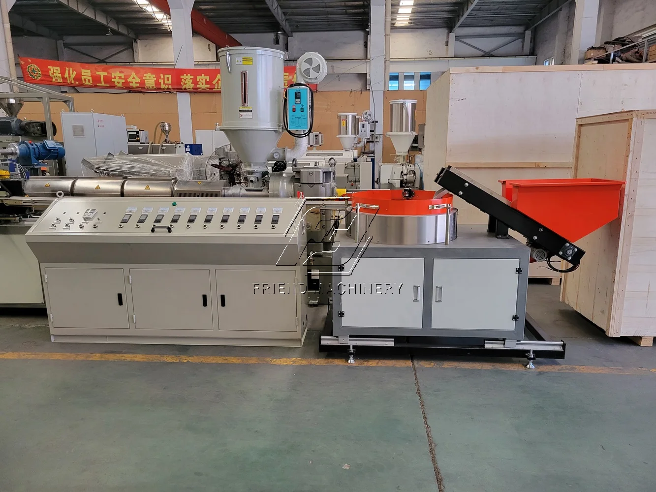 PE Agricultural Irrigation Equipment Water Emitting Pipe Production Line