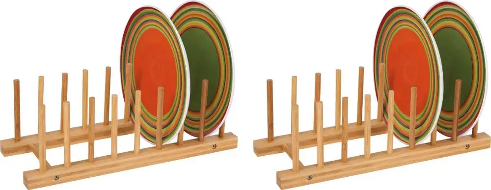 Eco-friendly Bamboo Kitchen Dish Drying Rack