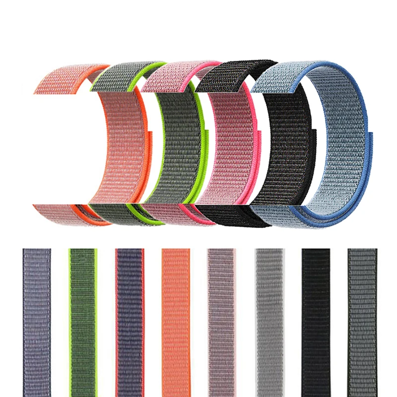 BOORUI nylon strap for apple watch fashion colorful watch strap for apple watch band series 1 2 3 4 5 6