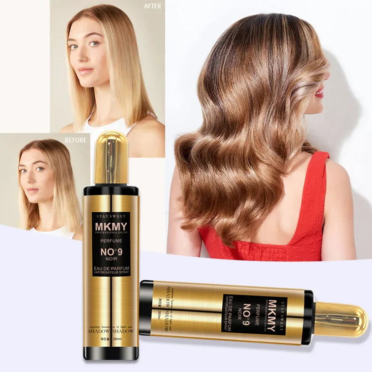 Private Label 250ml No Hold Heat Resistant Hair Gloss Spray for Fine Hair