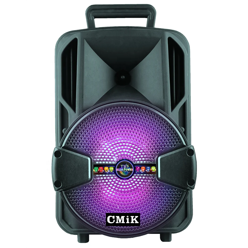 Cmik mk-b13 oem odm parlantes de music big audio mobil parlantes 8 pulgadas с микрофоном для дистанционного сабвуфера studio blue tooth speaker