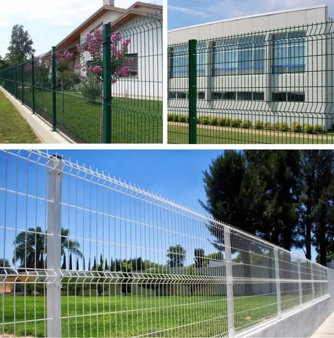 Factory Price 3D panel triangle bend rigid iron wire mesh fence for garden fencing pool fence school highway