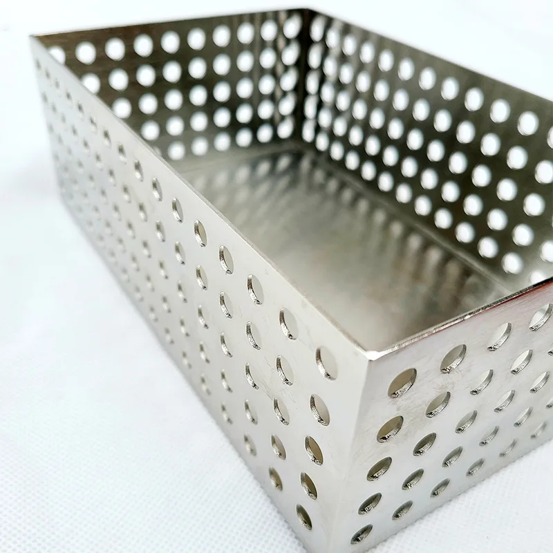Quality Stainless Steel 304 316 316L Instrument Tray and Woven Wire Mesh Baskets Sterilization Tray Disinfection Basket