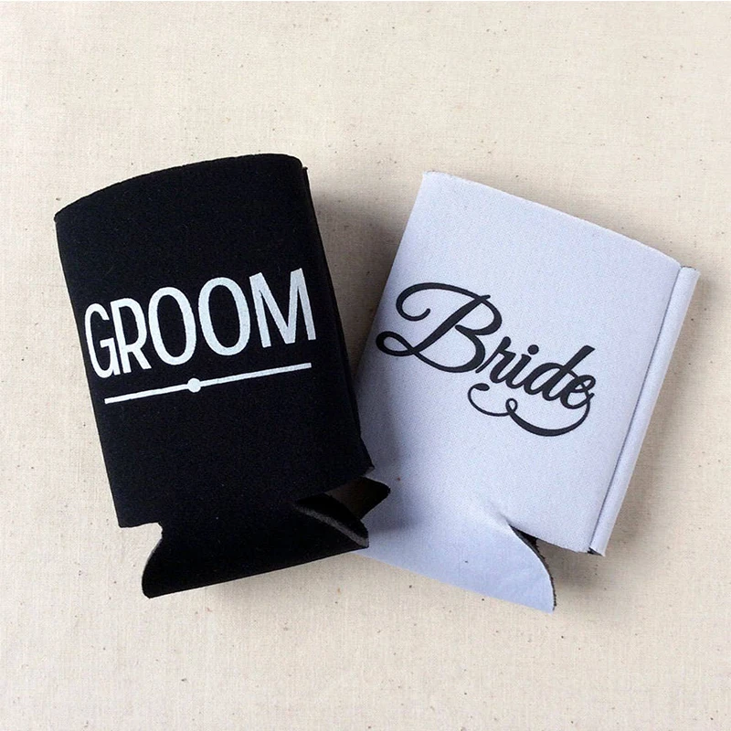 Can Cooler Foldable 3mm Neoprene Insulated Beer bottle Sleeve Can Holder Waterproof Can Koozies