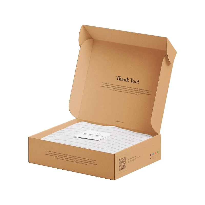 Jialan Custom Logo Packaging Large Cardboard Carton Mailer Box Baby Clothing Shoes Corrugated Packaging Paper Shipping Boxes