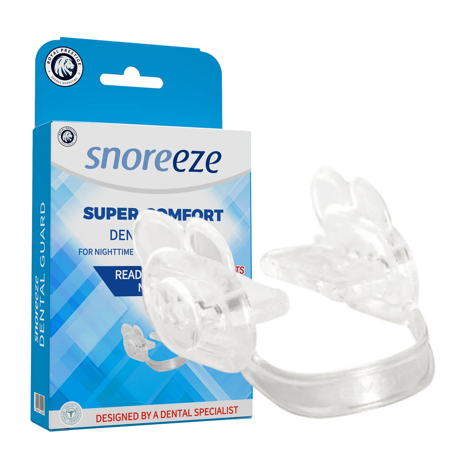 Snoreeze Высококачественная силиконовая защита для зубов Dura-Comfort рта предотвращения шлифовки