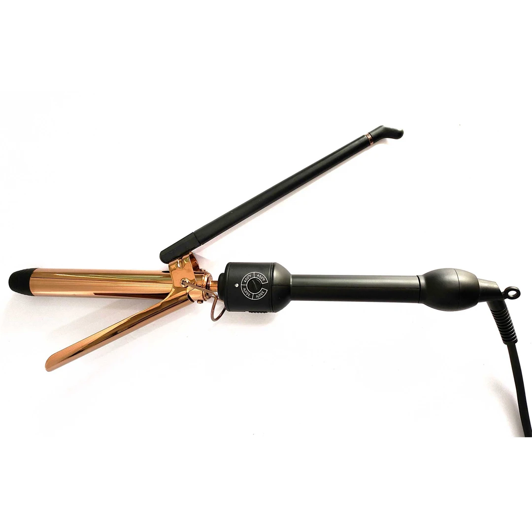 Marcel hair curling iron 1 inch professional salon stylist using Marcel hair curler rotating handle hair curling wand