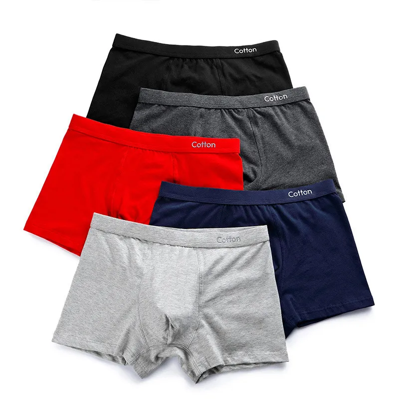 Underwear China Factory OEM Gay Underpants Shorty Wholesale Combed Cotton Spandex Men Boxer Brief For Mens