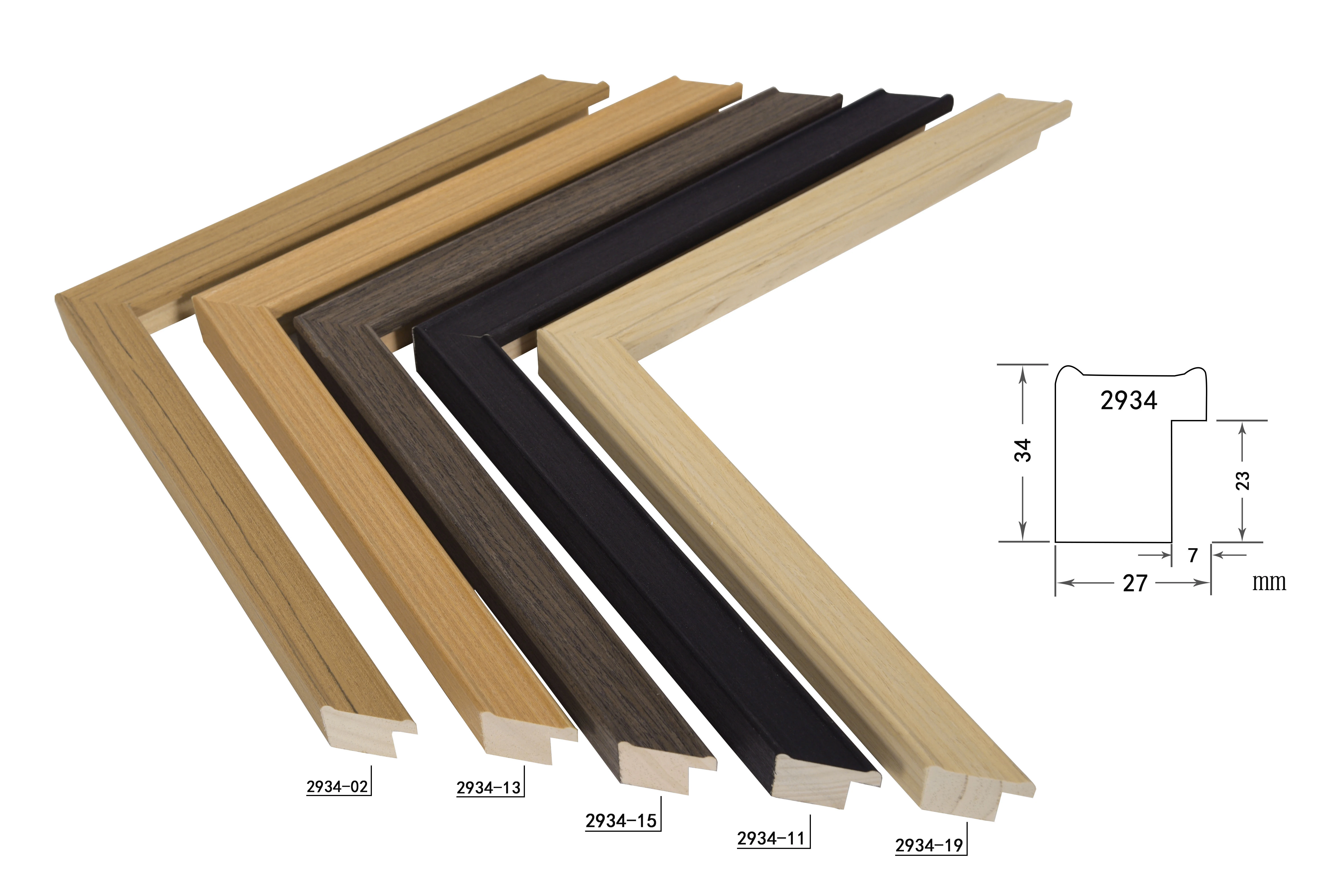 custom solid wooden Picture painting frames wholesale pine wood Frame Moulding