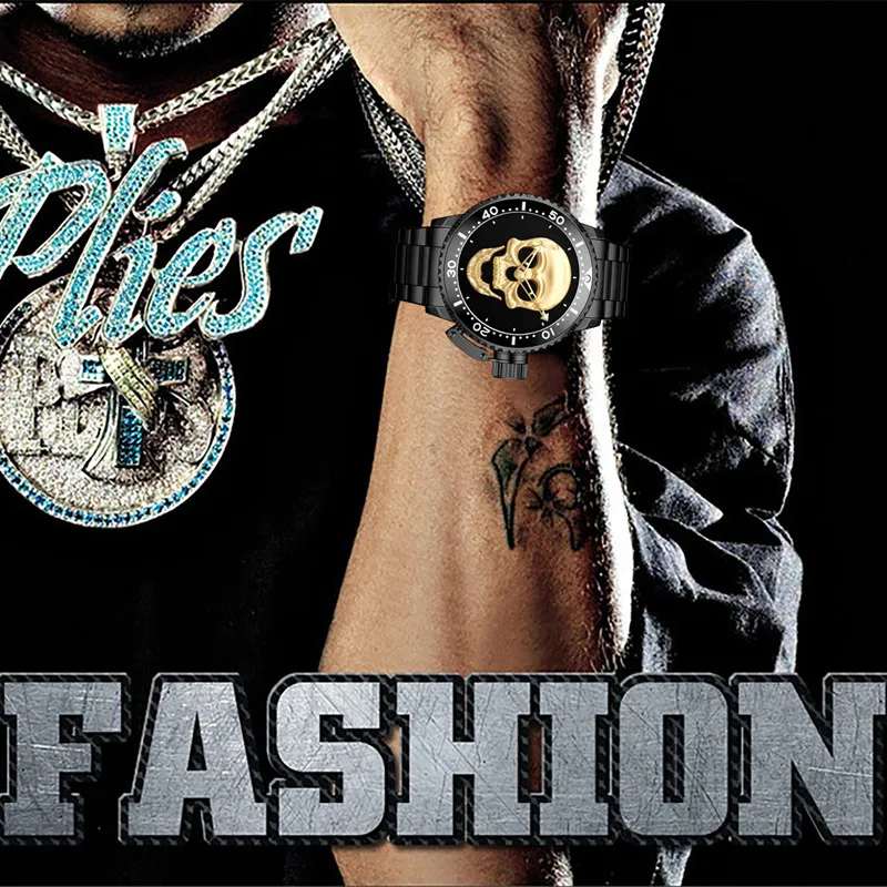 High Quality Fashion Men Wristwatch Luxury 30m Waterproof Stainless Steel Band Watch Custom Logo Watch OEM