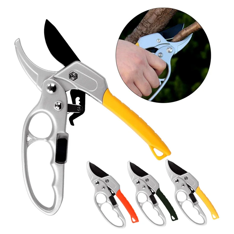 Pruning Shear Garden Tools Labor saving High Carbon Steel scissors Gardening Plant Sharp Branch Pruners Protection hand durable