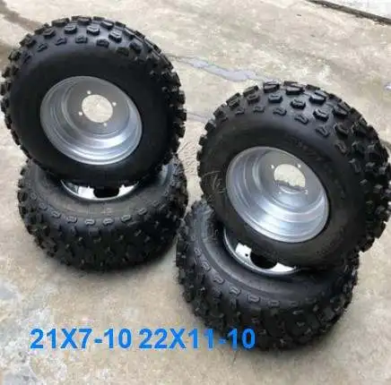 Самодельный четырехколесный мотовездеход 21X7-10 22X11-10 дюймов вакуумная шина с узором для