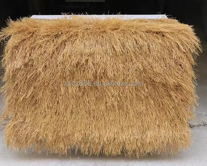 Synthetic Plastic Straw Thatch Roof Tiles