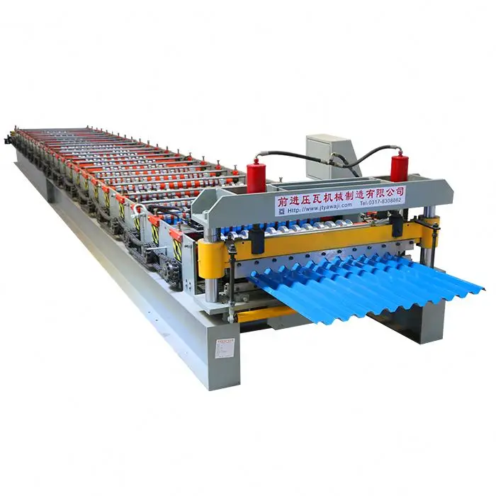 
Hot Sale Cnc Coil Corrugated Roll Forming Lines For Roofing Sheet Roof Tile Roll Forming Machine Price 