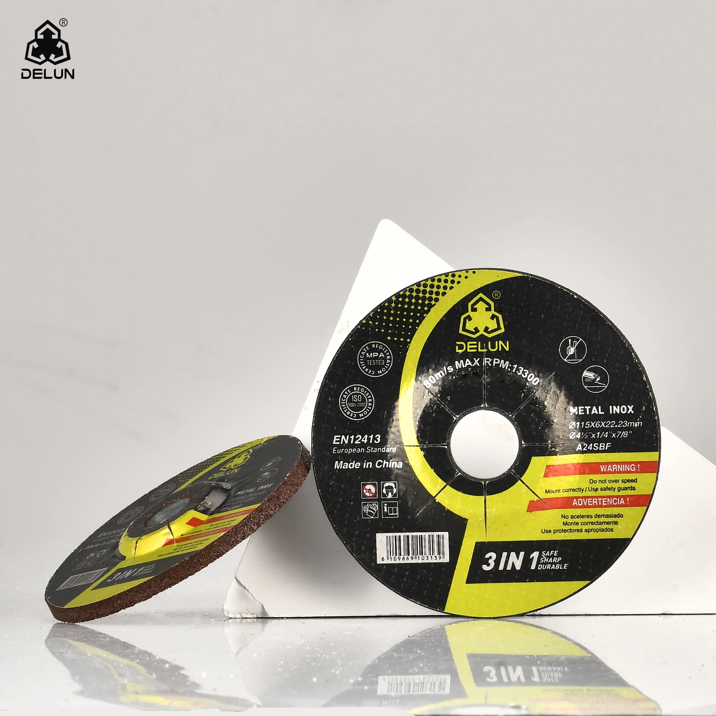 180x6x22.23mm  Aluminum grinding disc for metal cutting diamond grinding disc making machine