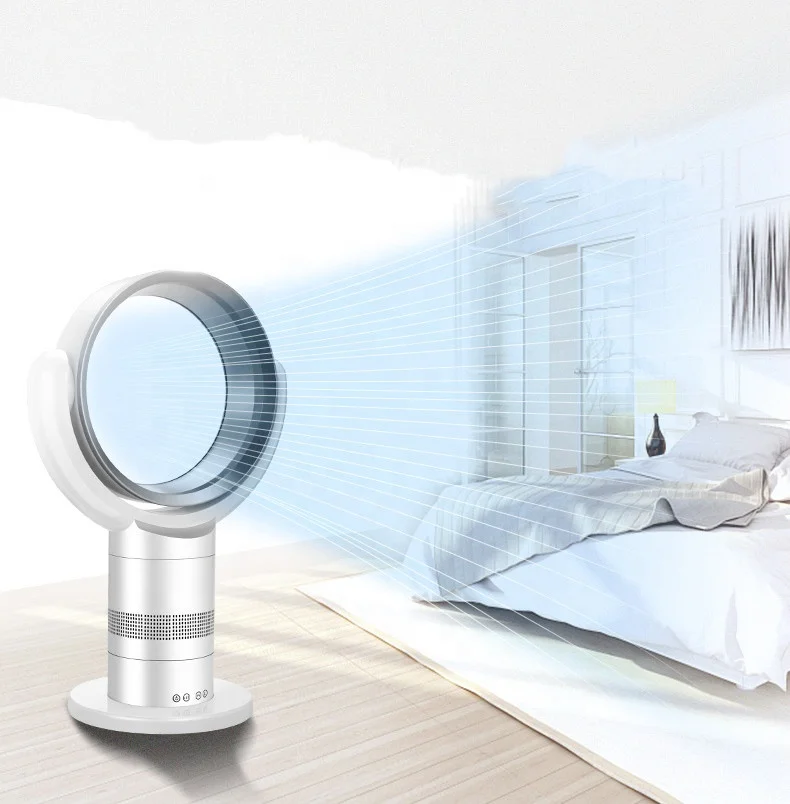 UKCA ETL CB Approval Touch Screen Button Key ABS Material KDK Bladeless Portable Fan Oscillating Ventilation Fan