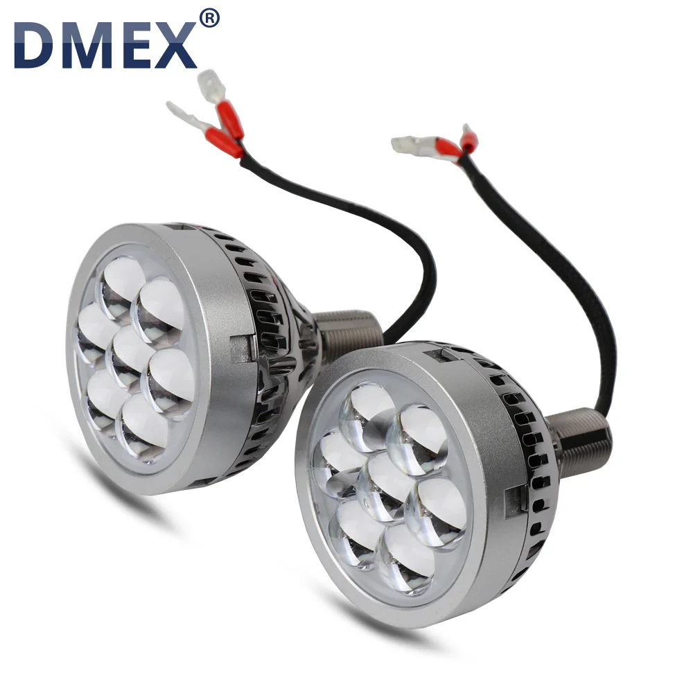 DMEX H2 LED High Beam Projector Lens Car High Beam Headlight Projector Lens Retrofit h7 h4 9005