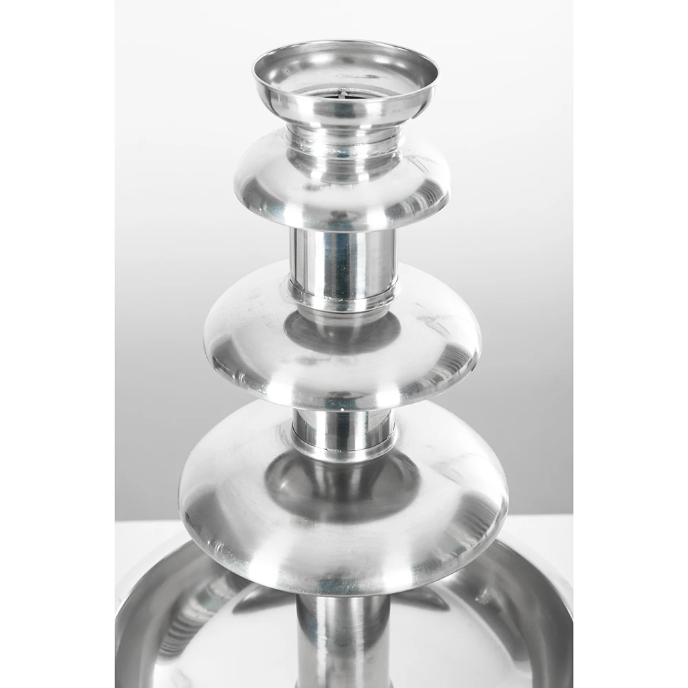 Electric Melting Waterfall  Machine Making Chocolate Fountain With Hot Chocolate Fondue Pot