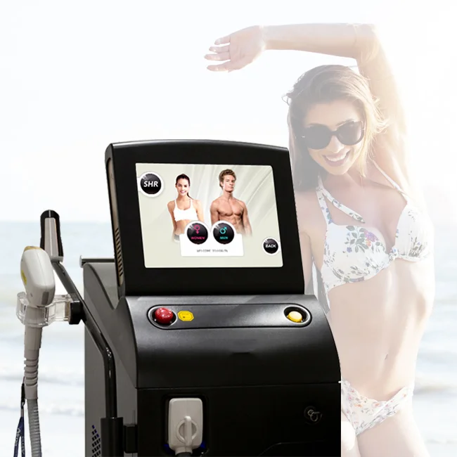 
triple wave 755 808 1064 nm hair removal laser diode beauty machine alma soprano ice titanium germany laser 